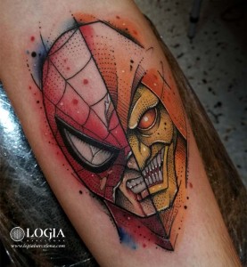 tatuaje-spderman-brazo-logia-barcelona-fox 